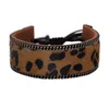 Gros- Bracelets en cuir marron rétro pour femme, motif léopard de haute qualité, accessoires d'été doux et confortables pour femme
