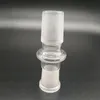 Hot Selling 10 Styles Glass Bong Adapter 14.4 18.8 Man till kvinnlig gemensam 14mm 18mm Kvinna till Man Converter Glass Adapter