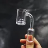 Le clou de noyau de réacteur de Banger de quartz a placé le fond de 4mm avec le chapeau de UFO Carb pour la plate-forme pétrolière de Bongs