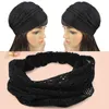 Été en plein air mode dentelle large bandeau bandanas tête enveloppe accessoire de cheveux # T701