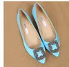 2016 Flats Shoes Women Brand Pointed Toe Women Plus Size Party Dress Shoes Low Heel Wedding Shoes Large Size