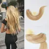 Extensions de cheveux Remy cheveux humains U Tip kératine liaisons couleur piano #16 avec #22 Extensions de pointe d'ongle 2.5g par support