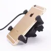 5 V 2.1 A USB-poort Motorfietsoplader voor iPhone Samsung Telefoons 12V 22mm Stuur Motorfiets Scooter Mobiele Telefoon Cradle Holder