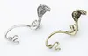 Punk Vintage Snake Ear Cuffs Gothic Antique Silver/Gold Piercing Ear Clips Ear StudsWomens Fashion Earrings