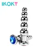 IKOKY Butt Plug Perles Anus Lourds Jouets Sexuels pour Hommes et Femmes Gay En Acier Inoxydable Massage De La Prostate Bouchons Anaux En Métal q170718