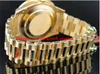 Luxury Wristwatch Amazing Mens 2 II 18K 41mm Gul guld Bigger Diamond Wath Automatisk Mens Watch Mäns Klockor Toppkvalitet