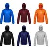 メンズジャケット卸売業 - プラスサイズの男性パーカー冬フード付きジャケットコート90％ホワイトアヒルダウンウルトラライトブランド男性カジュアルアウター1