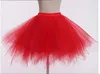 Candy Multi-Color Line Half-Length Tutu Skirt Prom Klänning För Flickor Studio Bröllopsklänning Petticoat Små Kjol, 15färg