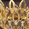 Nuova moda di alta qualità squisita cristallo nuziale corona d'oro 2017 per le donne spettacolo prom diademi accessori per capelli gioielli Princes1881618