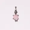 Skalle Skelett 16mm Flytta Pietersite Jasper Druzy Crystal Rose Quartz Gems Boll Fantastisk lycklig hänge för DIY Making Women Charm Smycken