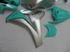 Injection molding plastic fairing kit for HONDA CBR1000RR 2008-2011 silver green fairings set CBR1000RR 08 09 10 11 OT05