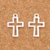 Alloy Hollow Cross Charms Pendants Silver/Gold/Gun Black 17x10.5mm 4colors L422 Religious Jewelry Findings Components 360pcs/lot