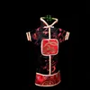 10 sztuk Vintage Chiński Sukienka Butelka Pokrywy Dekoracji Butelki Torby Boże Narodzenie Wino Cover Silk Brocade Bottle Bottle Wouch Fit 750ml