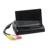 4.3inch Foldable Car Monitor Reverse Rear View Monitor 2 Video Input for Camera DVD VCR