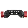 CAMVATE 15mm Rod Clamp 1/4" -20 Gewinde Red Knob für DLSR Kamera-Anlage Cage Bauplatte