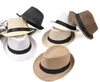 Sıcak Satış 7-Renk Moda erkek kadın Hasır Şapka Yumuşak Fedora Panama Şapka Caz Şapka M014