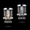 Lustre en cristal de luxe éclairage meerosee éclairage lustre chromé luminaires livraison gratuite MD3038 D150mm H230mm nouvelle mode