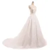 Vestido de Noiva Ball Gown Vintage Champagne Abiti da sposa Pizzo Appliques Crystal Sashes Robe de Mariage Cina Abiti da sposa289E