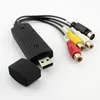 Adaptador convertidor de VHS a DVD de 250 piezas USB 2.0 a 3 RCA Video TV DVD VHS Capture Win 8 7 XP Paquete minorista