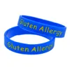 1PC Gluten Allergy Silicone Rubber Wristband For Kids Great to Used In School Or Outdoor Activities