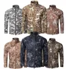 Vêtements d'extérieur Chasse en forêt Tir Tactique Camo Manteau Vêtements de Combat Camouflage Coupe-Vent Softshell Veste Extérieure NO055388041