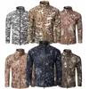 Outdoor Clothes Woodland Hunting Shooting Tactical Camo Coat Combat Clothing Camouflage Windbreaker Softshell Outdoor Jacket NO055388041