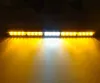 Car-styling 20 LED Nödtrafik Risk Flash Strobe Light Bar Varning Amber Gul Vit Auto Beacon Polisljus