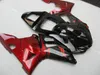 ABS plastic Fairing kit for Yamaha YZF R1 2000 2001 red flames in black fairings set YZFR1 00 01 GH67