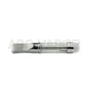 .5 ML 1.0ML Pyrex Ceramic 510 Thread Vape Cartridge Dank Oil Tank CO2 oil Atomizer With Metal Flat Tips