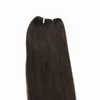 Em linha reta cabelo humano brasileiro Weave # 1B do cabelo preto trama # 10 # 8 Brown # 27 # 613 loira # 99j Burgundy 100g / lot cabelo macio barato