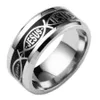 Stainless Steel Christian JESUS Rings Silver Gold Ring Band Women Mens Believe Religion will and sandy Fashion Jewely