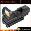 FIRE WOLF 1x22 Red Dot Visier 4 Absehen Red Dot 11mm Reflex Dot Sight Scope für die Jagd