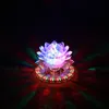 Lotus Effect 라이트 자동 회전 11W LED RGB Crystal Stage Light Light Light 51pcs 홈 장식용 비드 램프 DJ 디스코 바 선물