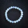 8 mm Crystal Moonstone Stands Bracelets perles faits à la main pour femmes Girl Men Ajustement Charme de yoga Bijoux ACCESSOIRES