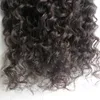 Micro-Perlen-Extensions, Haarverlängerungen, Remy Indian Loop, 100 g, unverarbeitetes indisches Haar, verworrene Locken, Micro-Loop-Haarverlängerungen