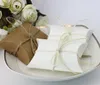 Confezione regalo vintage bianco kaki corda caramella scatola regalo di carta al cioccolato per il compleanno