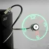 Mini USB Fan Gadgets مرنة Gososeneck LED Clock Cool Cool for Laptop PC Probrout عرض وقت عالية الجودة قابلة للتعديل