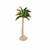 Cactus Palm Folhas Planta Árvore Natural Esmalte Brooch Colar Lapela Pin Denim Jacket Sweater Decor