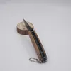 Coltello tascabile pieghevole X18 Coltelli da sopravvivenza di salvataggio da campeggio 3cr13 56HRC Coltello con manico in legno Coltelli da esterno EDC Coltelli Miglior regalo