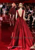 Elegante Burgunder rückenfreie Elie Saab Prom Kleid Runway Teppich Appliques lange Frauen Abend Party Empfang Kleid Custom Made Plus Size