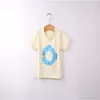 Atacado Verão Bebê T-Shirt Meninos Meninas Gatos E Peixes Dos Desenhos Animados Roupas T-shirt de Manga Curta Roupa Dos Miúdos Roupas de Bebê Frete Grátis