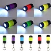 New 6 Colors Portable Rechargeable USB Mini LED Torch Lamp Light Flashlight Key Chain Ring Mini Flashlight Lanterna Built in Battery