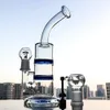 10 인치 유리 봉 물 담뱃대 빗 percs 오일 dab rigs 터빈 퍼콜 레이터 디스크 perc 물 파이프 18mm 남성 관절 그릇 흡연 액세서리