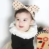 Neonate fasce fascia dei cartoni animati Elastico Polka Dot Fascia Infante Cotton Bunny Hairband Bambini Accessori per capelli Bambini Headwear KHA388