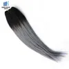 300G Two Tine T 1b Dark Gray Ombre Human Hair Weave Bundles Geny Generation Pervilian Peruvian Malaysian Indian Hair9858251