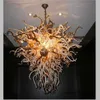 Led Source 100% Hand Blown Chandeliers Borosilicate living room baby Glass New Murano Art Crystal Venetian Style