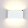 1pc 6w 12wキューブLED屋外室内の壁の燭台灯モダンな上下壁面の光の表面実装ライトヴィラホテルAC100-240V