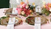 12st / lot bröllop favoriserar guld ananas plats korthållare bord dekoration
