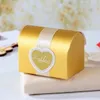 Party Favor Wholesale- -- Gold Treasure Chest Candy Gift Boxes With Ribbon For Favors 12pcs1