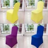 Wolesale chair cover wedding wedding pure color with thick white elastic high-end banquet chair cover free shipping WA0101